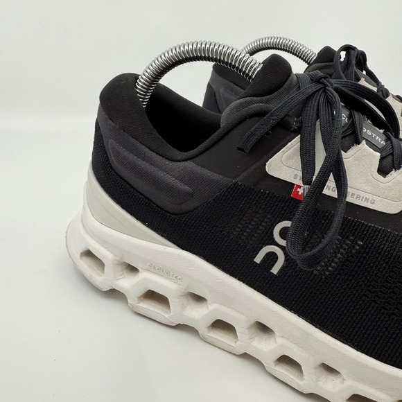 On Cloudstratus 3 Running Shoes Lightweight Cushioned Sneakers Black‎ WOMEN 8.5 - Picture 4 of 13